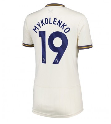 Everton Vitaliy Mykolenko #19 Tercera Equipación Mujer 2024-25 Manga Corta